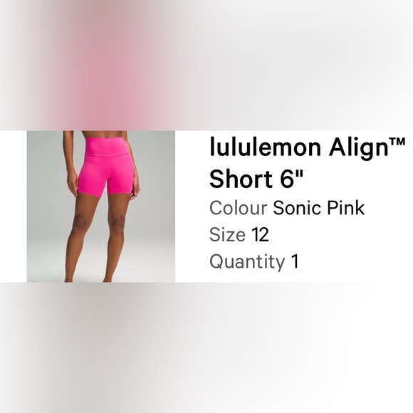 Lululemon Align High Rise Short - Picture 4 of 4